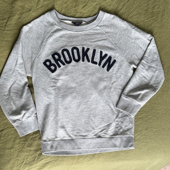 J. Crew Sweaters - Vintage J. Crew Gray Crewneck BROOKLYN Sweatshirt